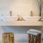 petrified wood stool