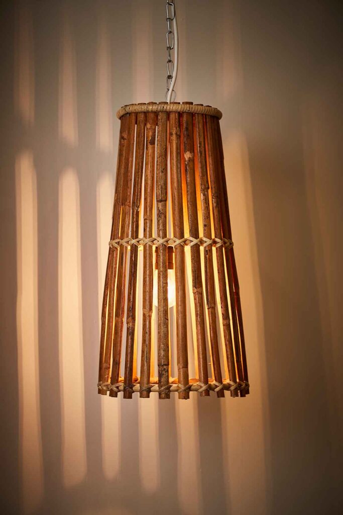 rattan pendant light