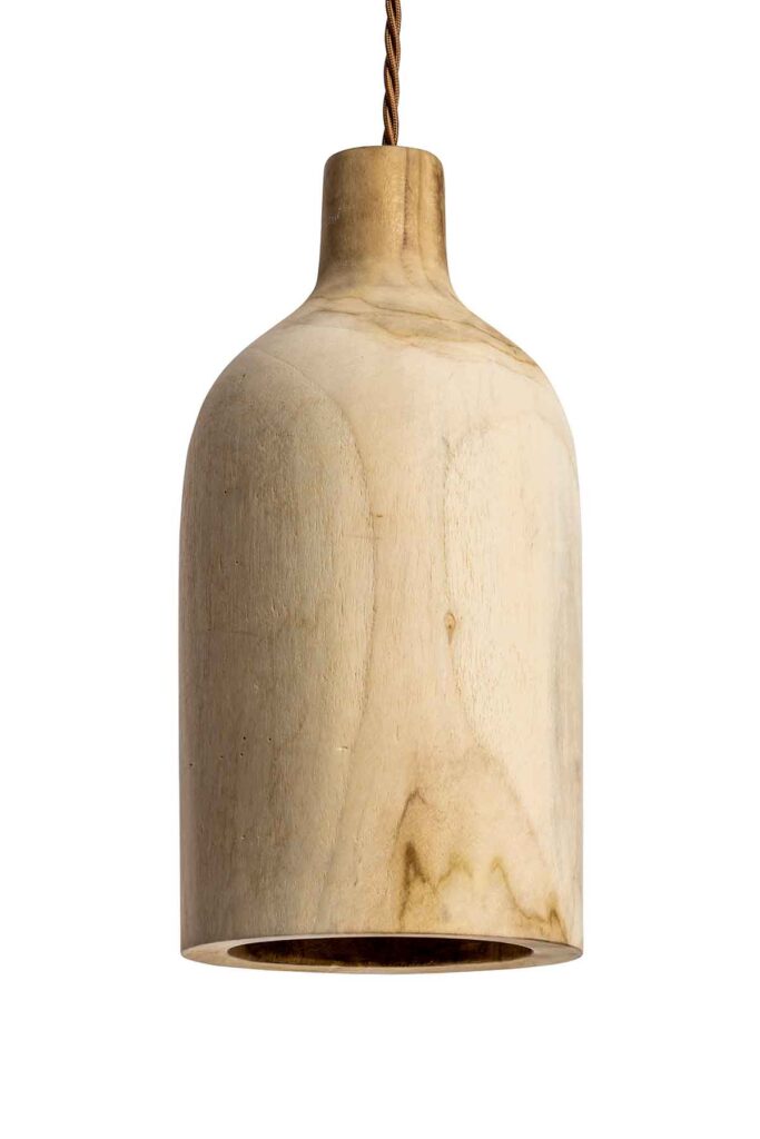 vela teak root pendant light