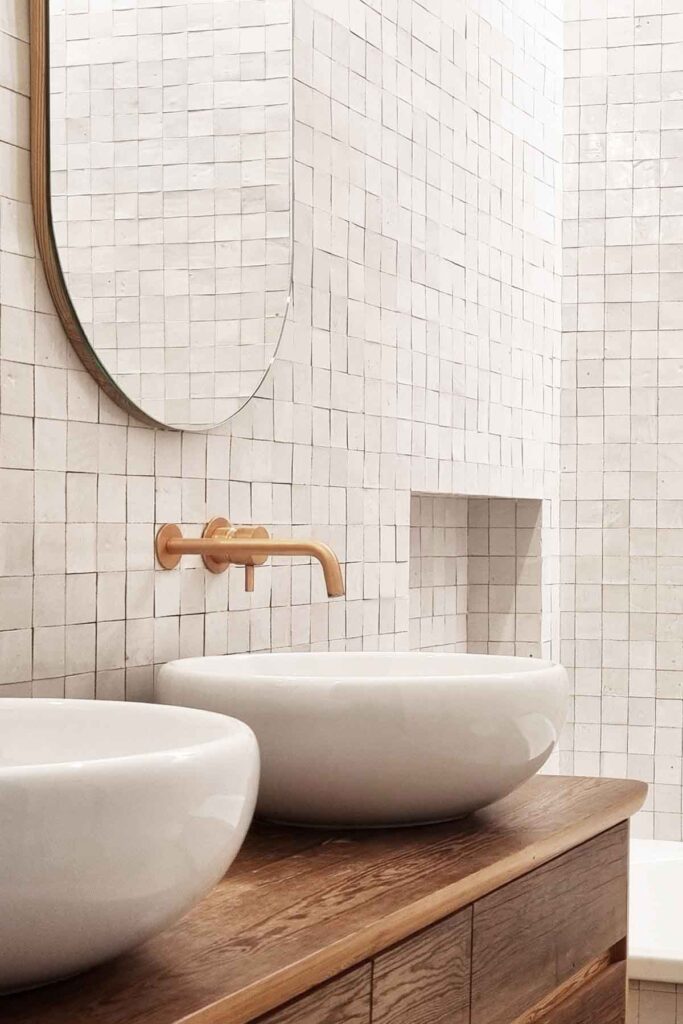 blanco glazed wall tile